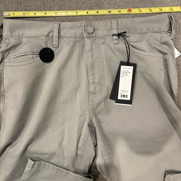Rhone Everyday Twill 5 Pocket Pants Men's 30x33 Grey (Griffin) Slim Straight NWT - Picture 4 of 5